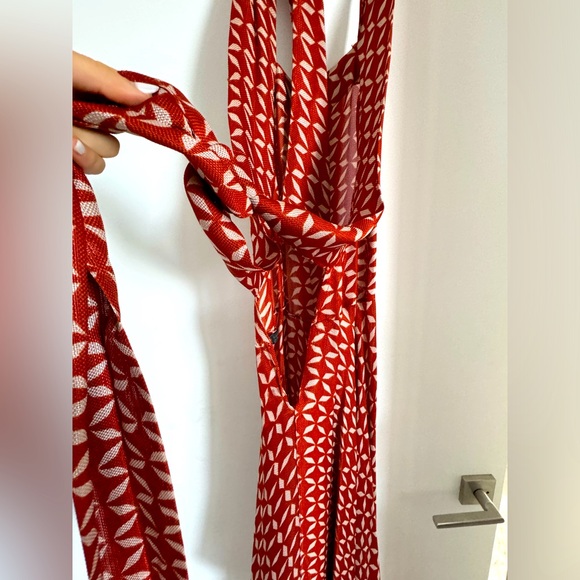 The Row: Red Backless Halter Dress in Medium! - Picture 5 of 7